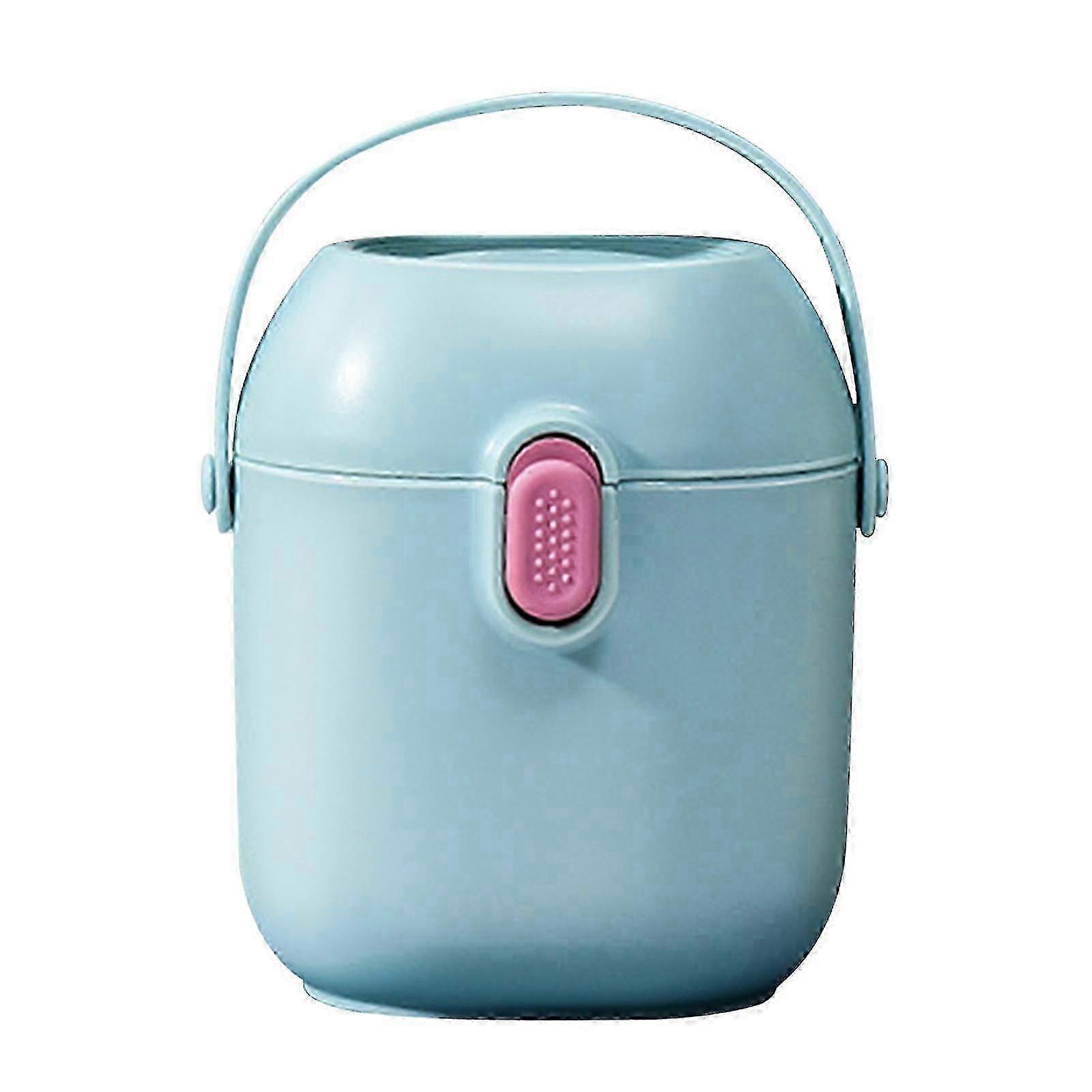 Portable Baby Formula Storage Container with Spoon - Convenient Milk Dispenser for Travel and Feeding