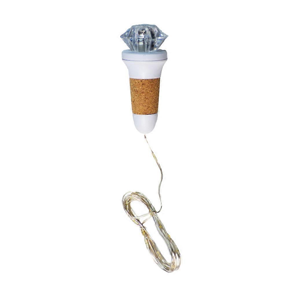 Led Lights For Bottles Rechargeable Light Cork String Lights Energy-saving Night Use 7.2x3cm 1Pack