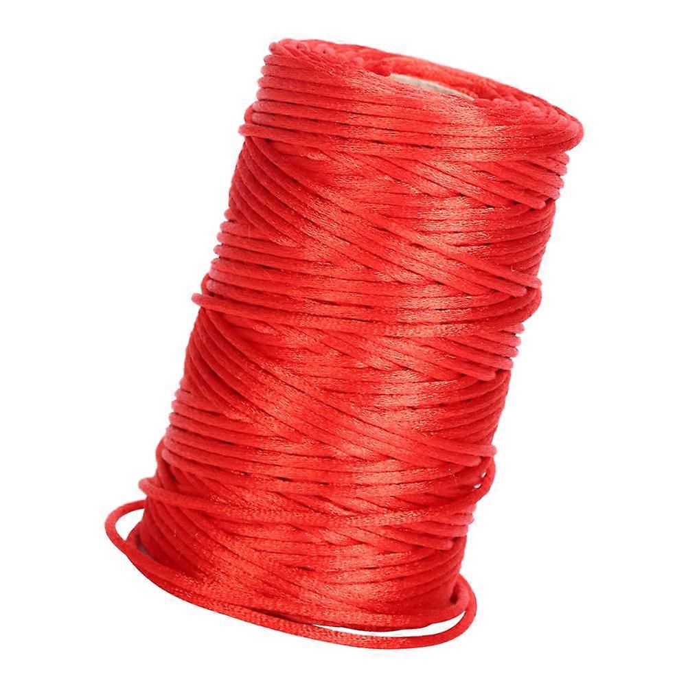 Hand Woven Red String Rope for DIY Bracelets, Durable Cord for Jewelry Crafting, Chinese Knots & Accessories – Wear Resistant & Reliable Design