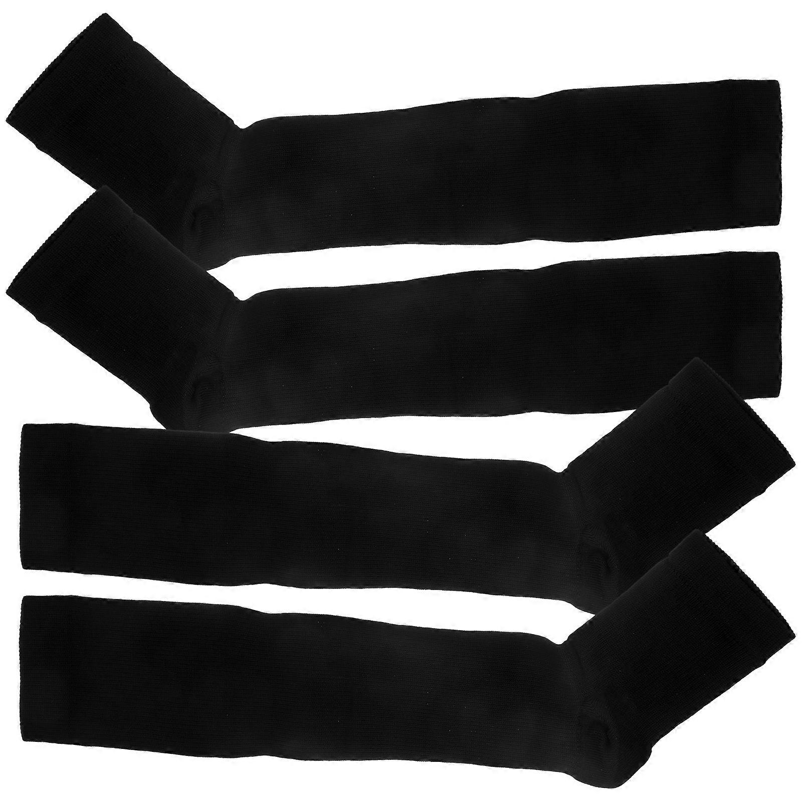 Calf Compression Sleeves for Running and Walking 47x7cm Nylon Wire Foot 2 Pairs