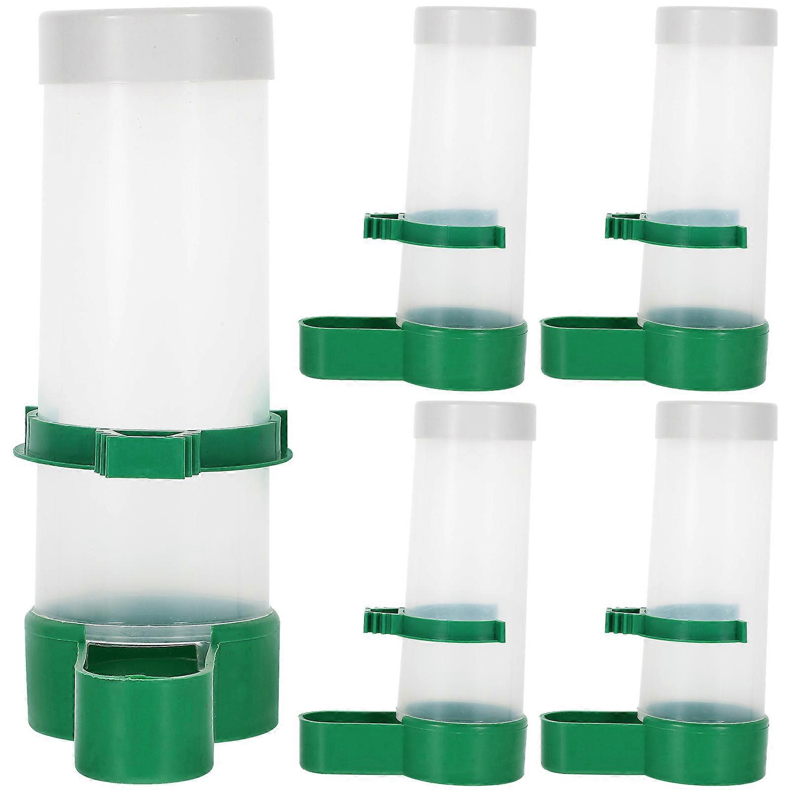 Bird Cage Use Hygienic Feeding Easy Refilling 5Pcs