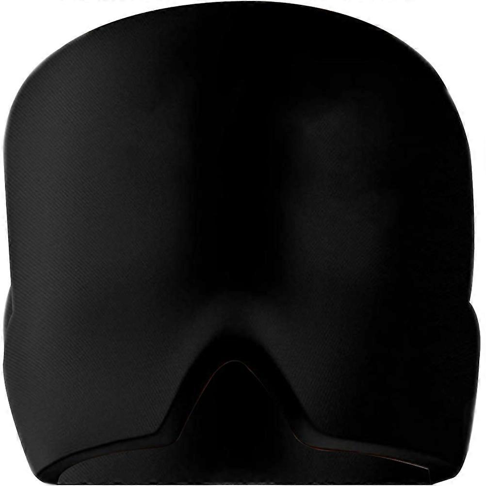 Cold Compress Pack Relief Headache Relief for Eyes Stretchable Black 22X17X1.5CM 1Pack
