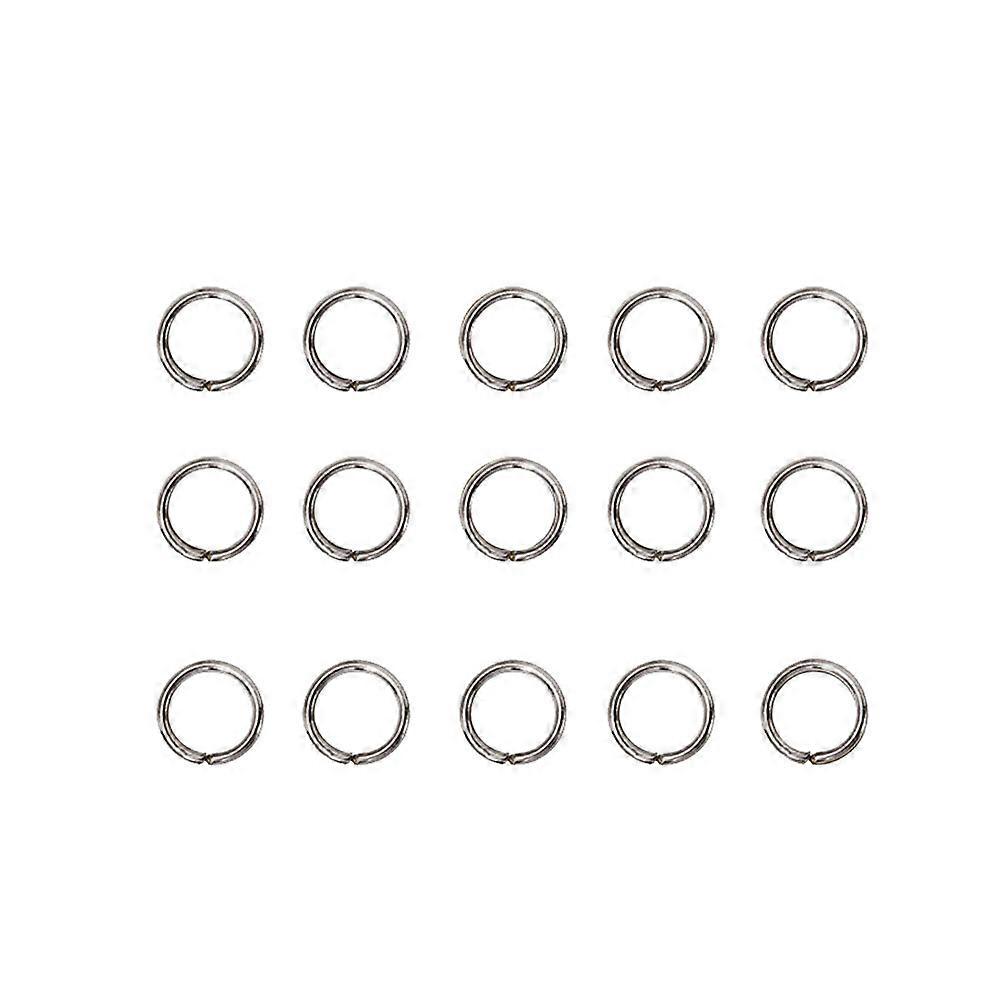 Key Chain Rings For Crafts Round Split Rings Anklets 10x10mm 200Pcs