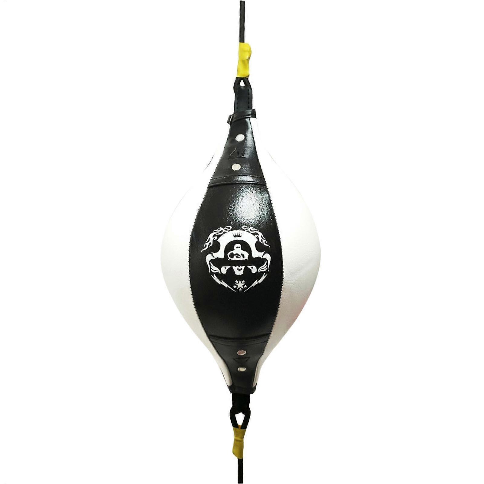 Speedbags for Boxing - Heavy Duty Punch Bag for Adults and Teens - Schwarz und Weiß Boxing Fitness Training Ball