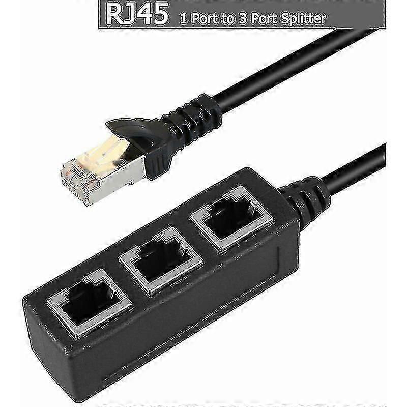 2023-rj45 Lan Ethernet 1tb 3 Port Splitter Cable Network With Cat5, Cat5e, Cat6, Cat7 Gift