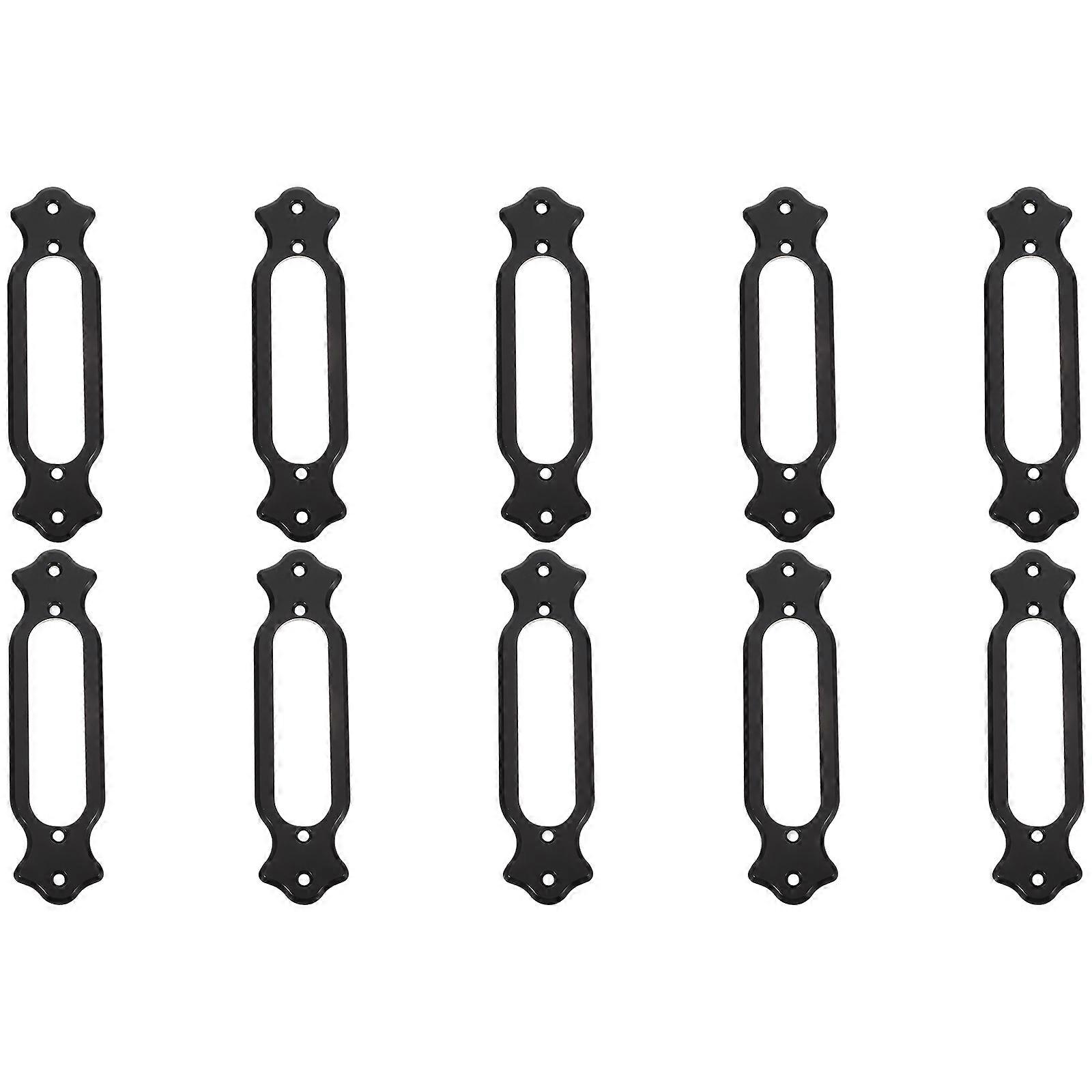Guitar Accessories Single Coil Pickup Frame Rectangular Shape For Music Practice Plastic 10Pcs