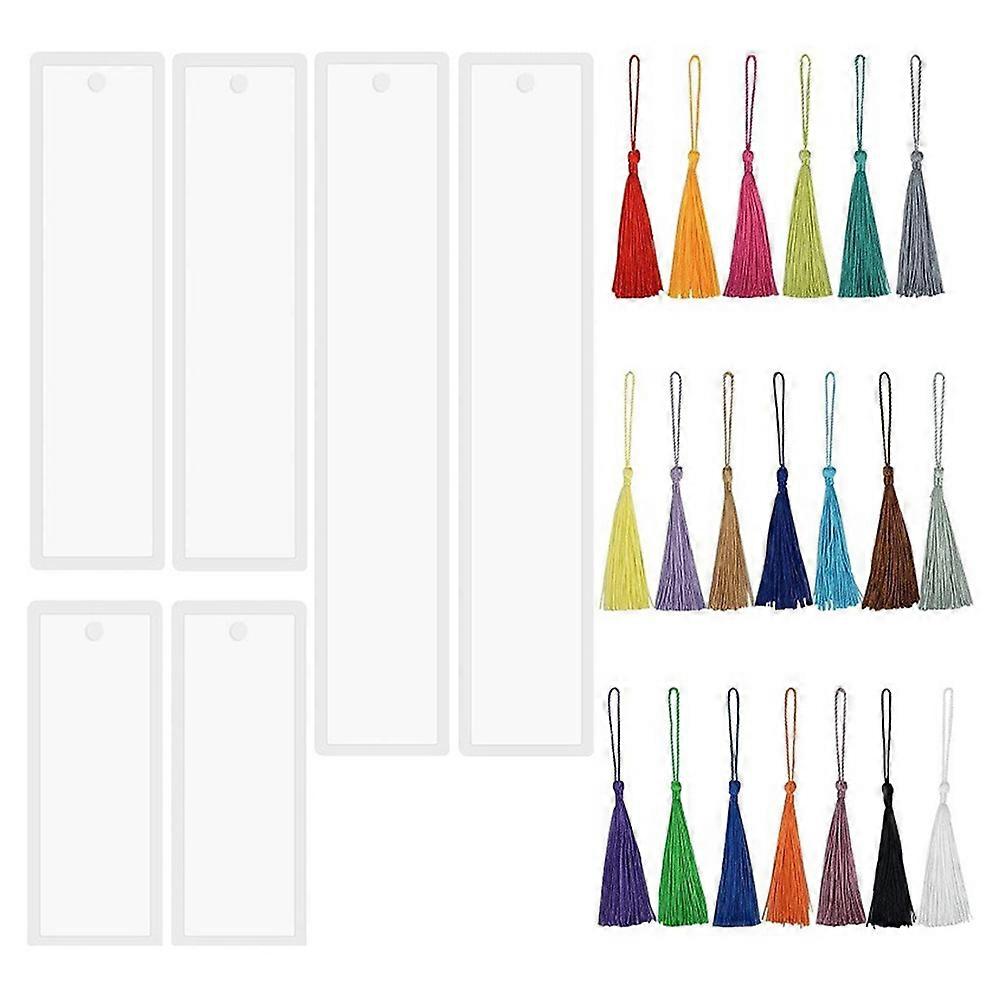 Diy Bookmark Mold Epoxy Resin Casting Adornment Mold Assorted Color present Making 46Pcs