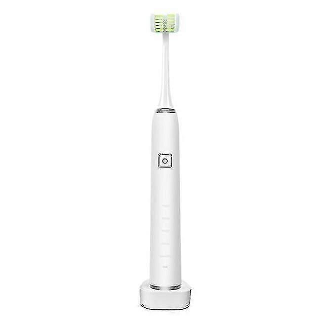 Adult Rechargeable Sonic Electric Toothbrush With 3x Replacement Heads And Portable Toothbrush With Timing Function