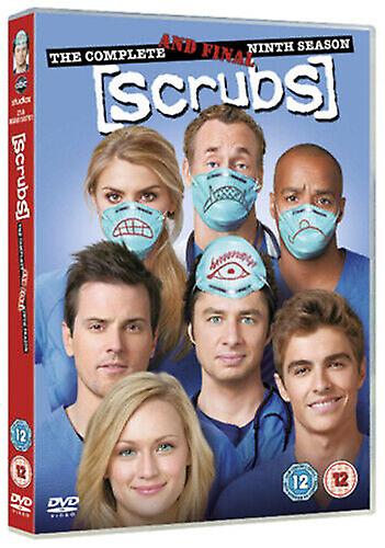 Scrubs Series 9 DVD (2011) Zach Braff cert 12 3 discs - Region 2
