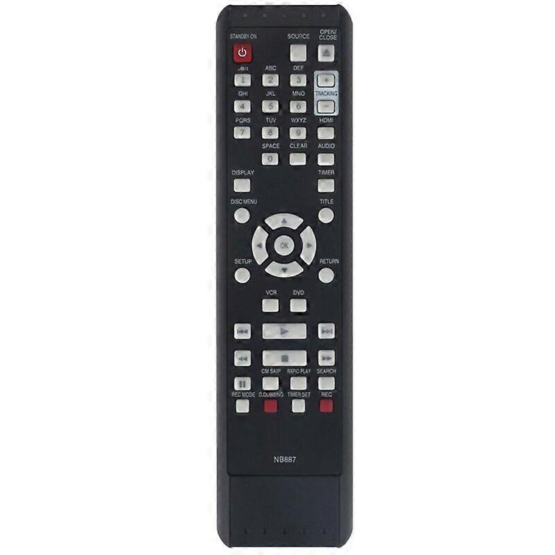 NB887UD NB887 Remote Control Replacement for DVD VCR Combo Player ZV427MG9A RZV427MG9 ZV427MG9 RZV427MG9A hwy