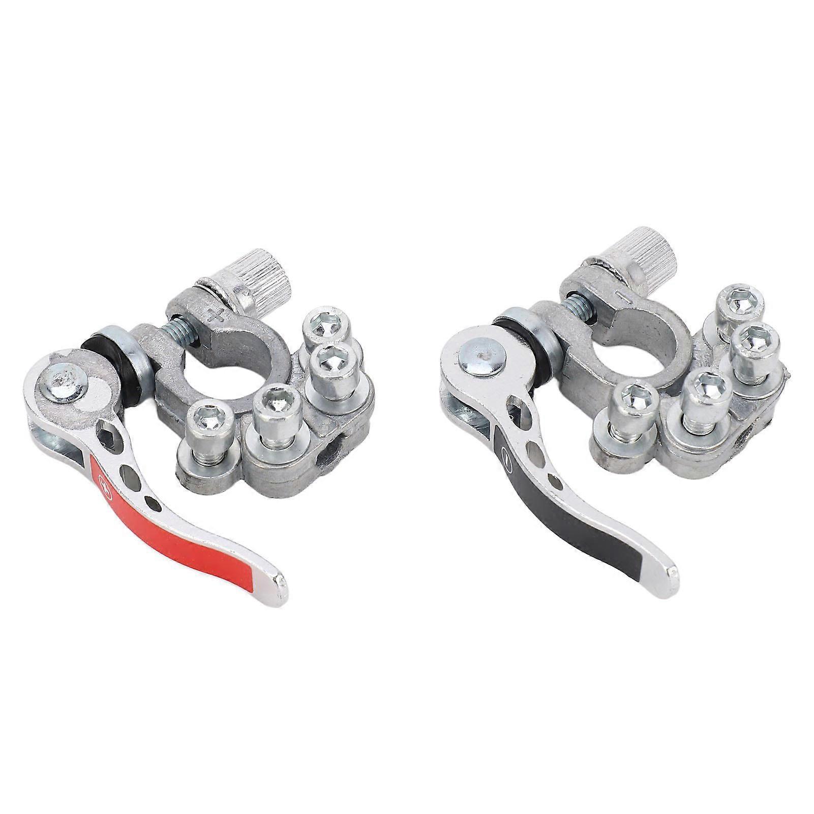 Battery Terminal Connector Quick Release Disconnect 4 Way Positive Negative Type A Posts for Car Cable with Wrench 