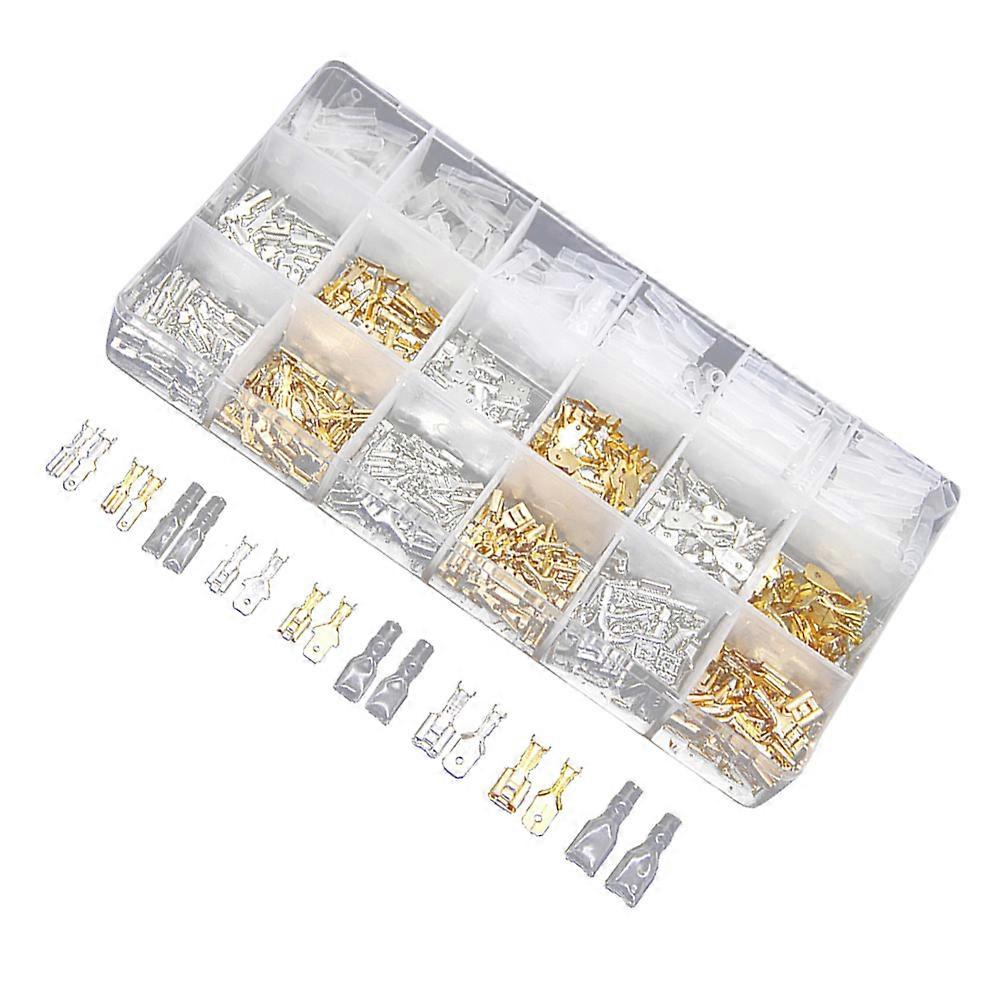 Cold Pressed Non Insulated Quick Splice Crimp Connectors for Solid & Stranded Wires – Automotive, Motorcycle, Boat, and Instrument Wiring
