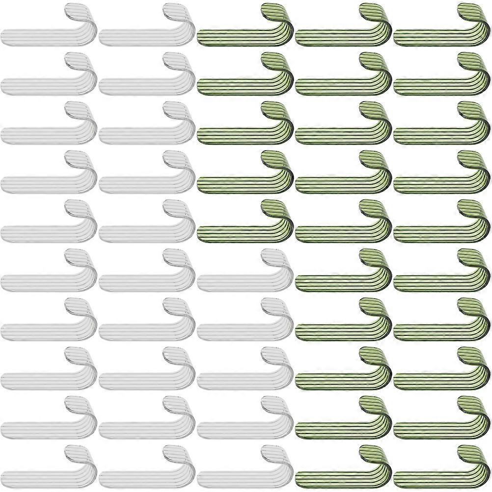 Multipurpose Hooks Seamless Adhesive Wall Hooks Study Wall Mountable 50Set