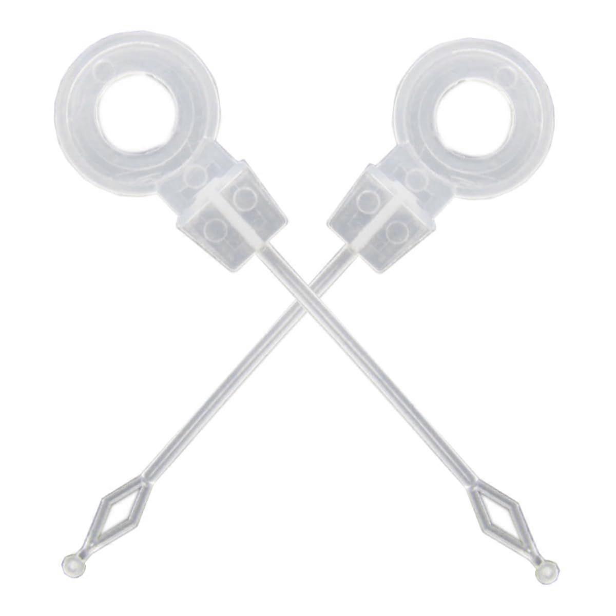 2 Pack Refrigerator Drain Plunger Universal Refrigerator Cleaning Unclogging Tool Reusable Plastic Plunger