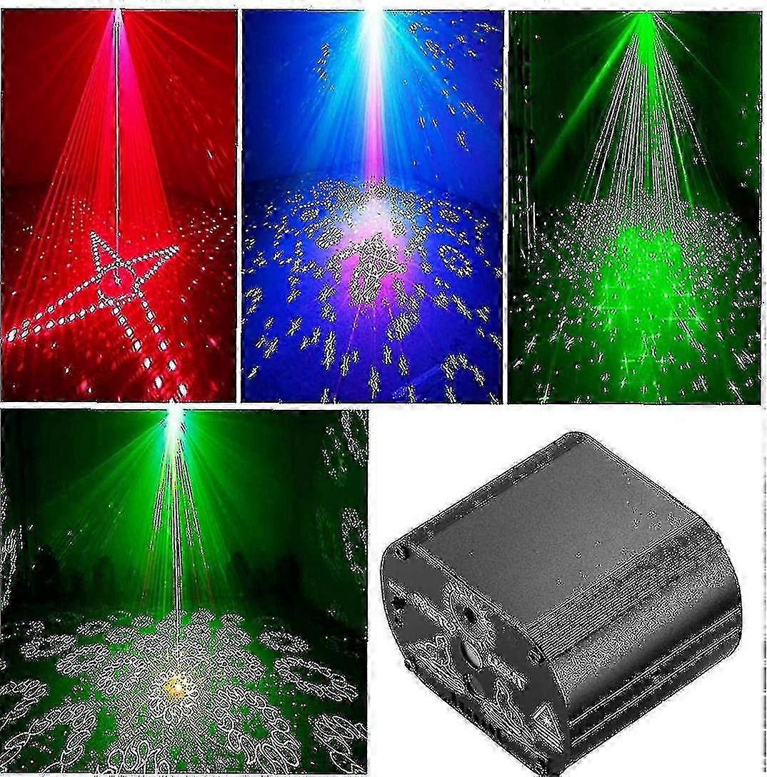 UV LED Projector Party Light USB Lamp RGB DJ Projector Light Disco Remote Control Lighting for Scene Garden Living Room