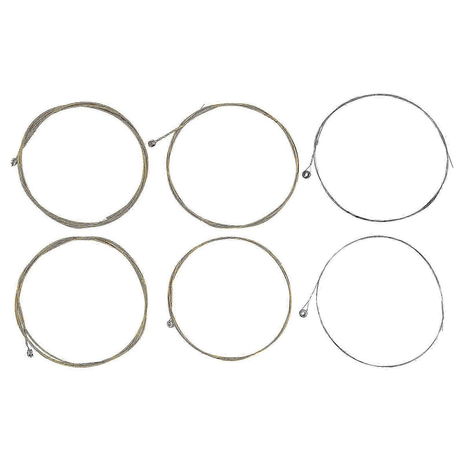 6Pcs Alloy Wound Electric Guitar String Accessories for Stringed Instruments Replacement