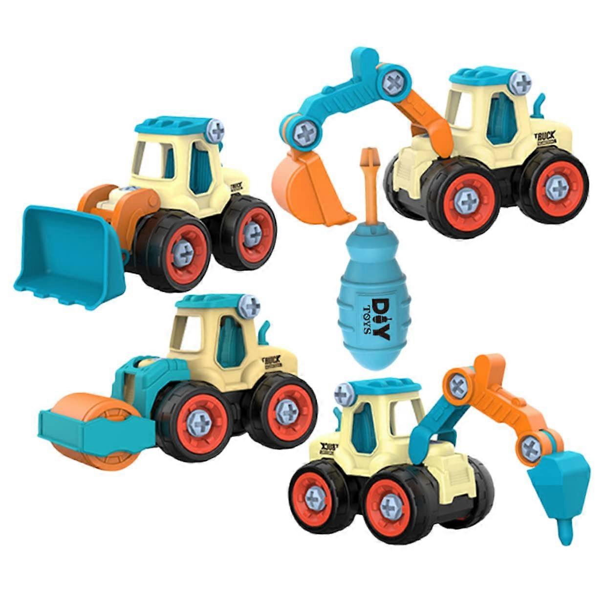 Engineering Truck Building Toy Set - Technical Construction Vehicle, Plastic, Compatible with Kids' Play Sets