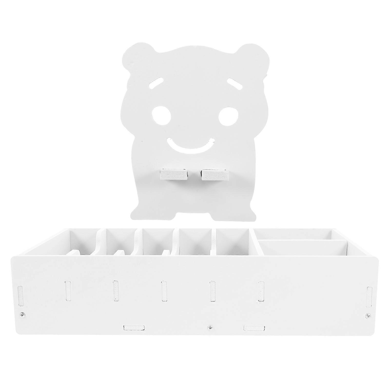 PVC Cash Organizer Tray with Compartments – Space Saving Currency Storage Box for Bills and Coins, Portable Drawer Divider for Home and Office