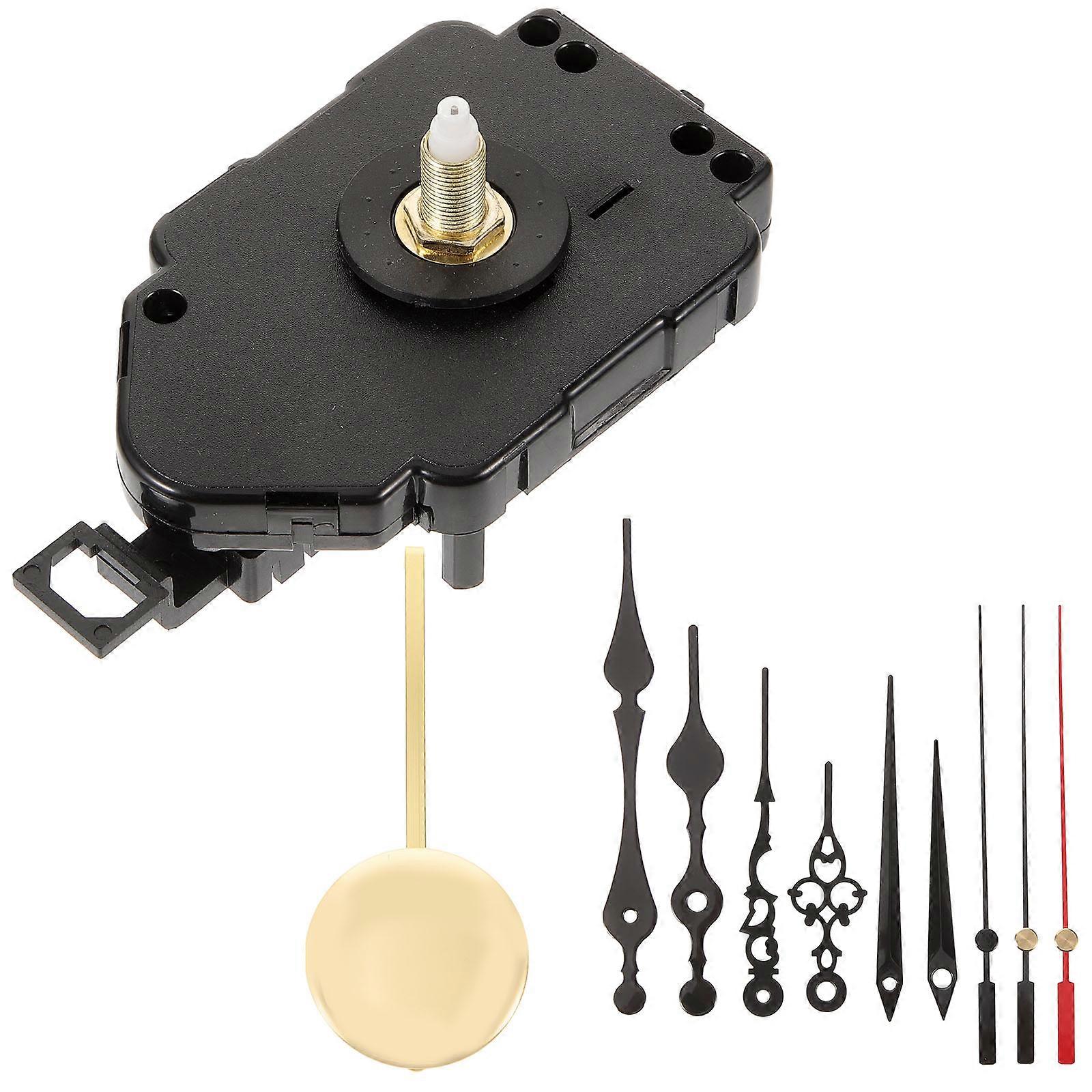 Pendulum Clock Mechanism Kit Clock Supply Iron Material Round Shape 22mm Shaft Length 1 Set