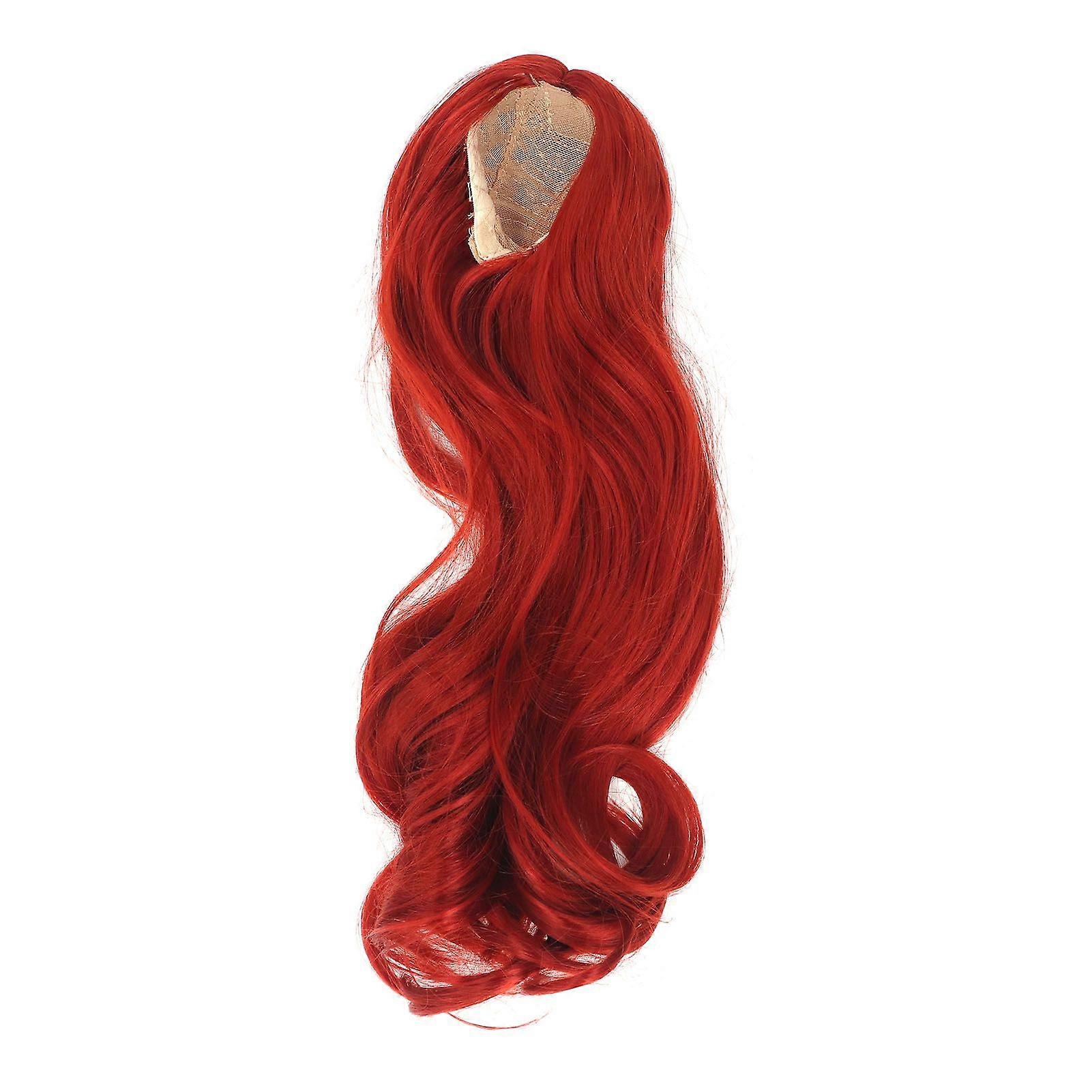 2025 Latest Model Long Curly Doll Wig Soft Silk Central Parting Artificial