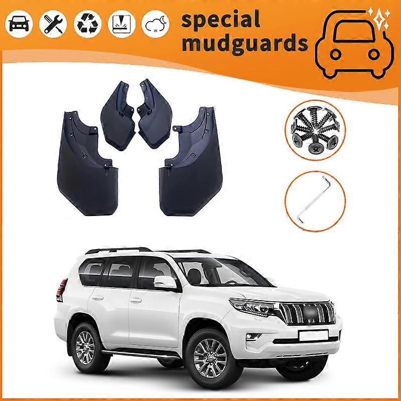 Be suitable For 24 Toyota Prado models Mudguards Fender Mudflaps Front Rear Flares Splash Guards Cover Car Accessorie