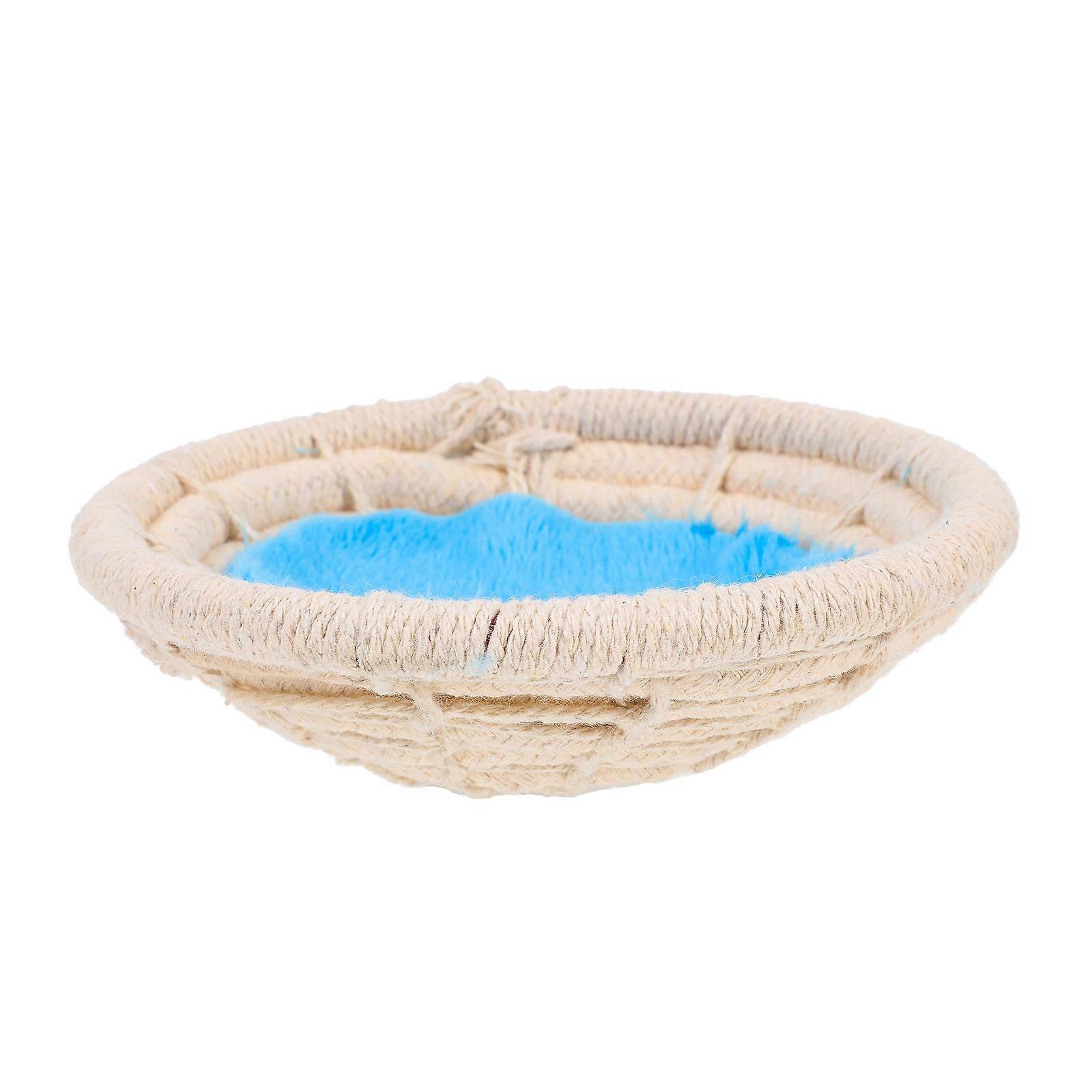 Bird Breeding Nest Cotton Rope Bird Nest Parrot Sleeping Nest Woven Soft 1Set
