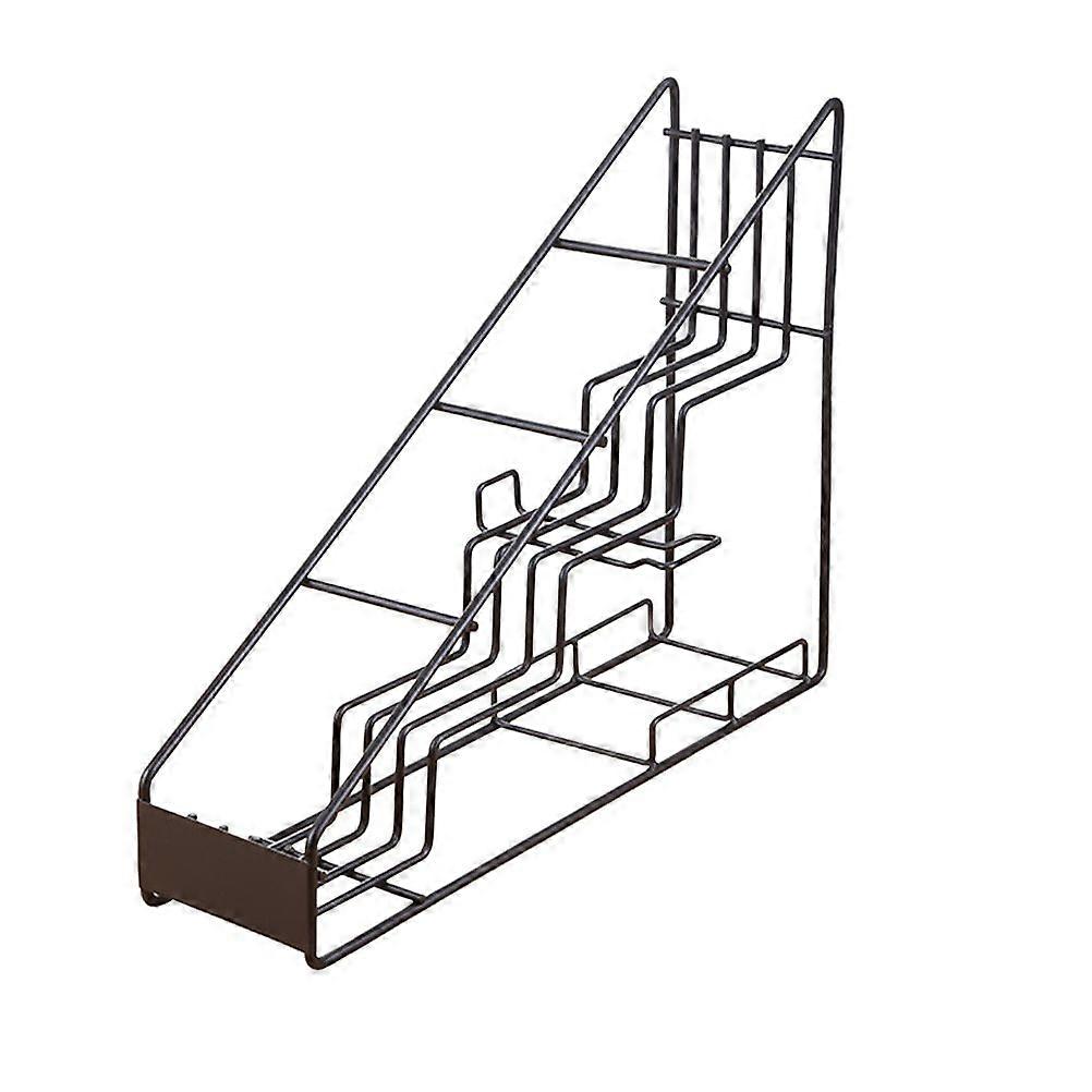 Iron Syrup Bottle Storage Organizer Multi-functional Rack for Coffee Shop