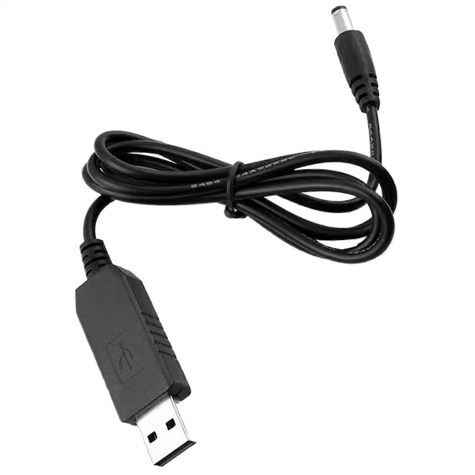 USB to DC Boost Cable 5V to 12V, 9V/12V Output, USB Conversion Cable With DC Plug, Portable DC Connect Power Cable