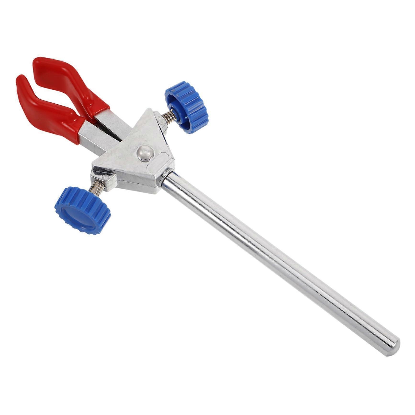 Finger Lab Clamp RubberCoated Medium Versatile for Laboratory Supplies Enhanced for Test Tube Experiments Robust Design