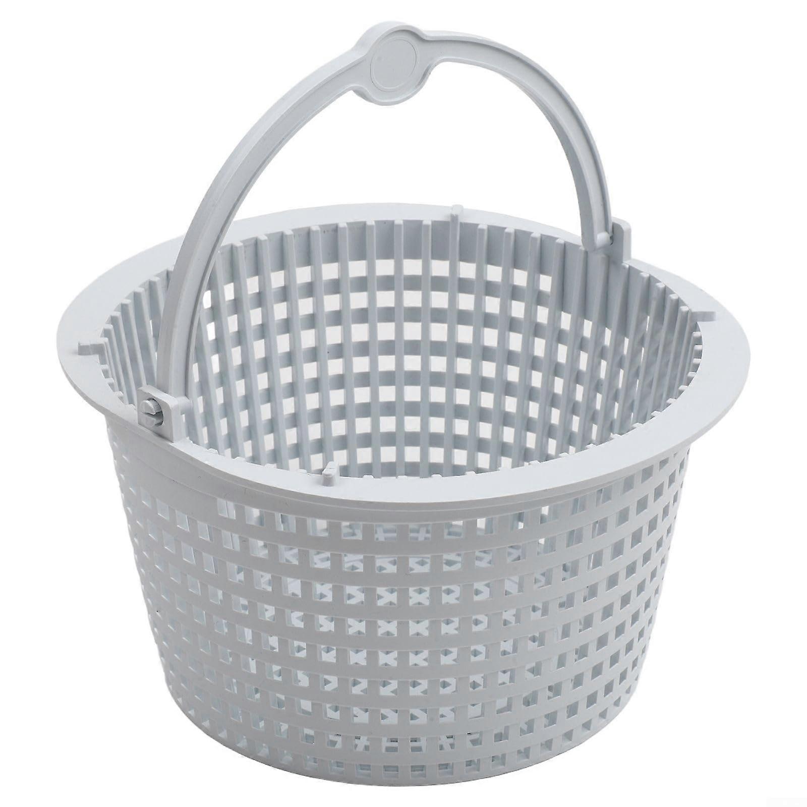 Pool skimmer basket, pool filter basket with handle, 16.5 x 9.5 x 12 cm, replacement for Hayward SPX1091C WB736660.
