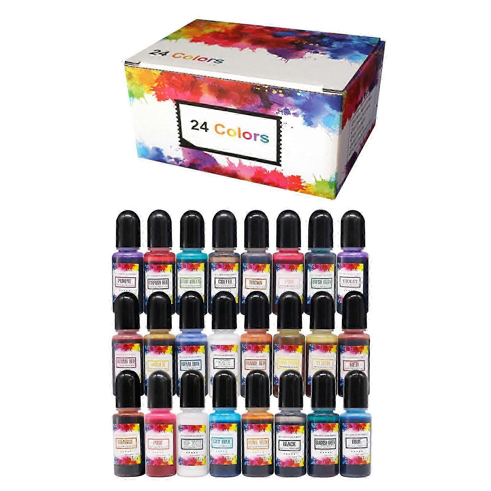 AB Resin Coloring for Paint Craft 10ml Each Suitable for Novices Professionals