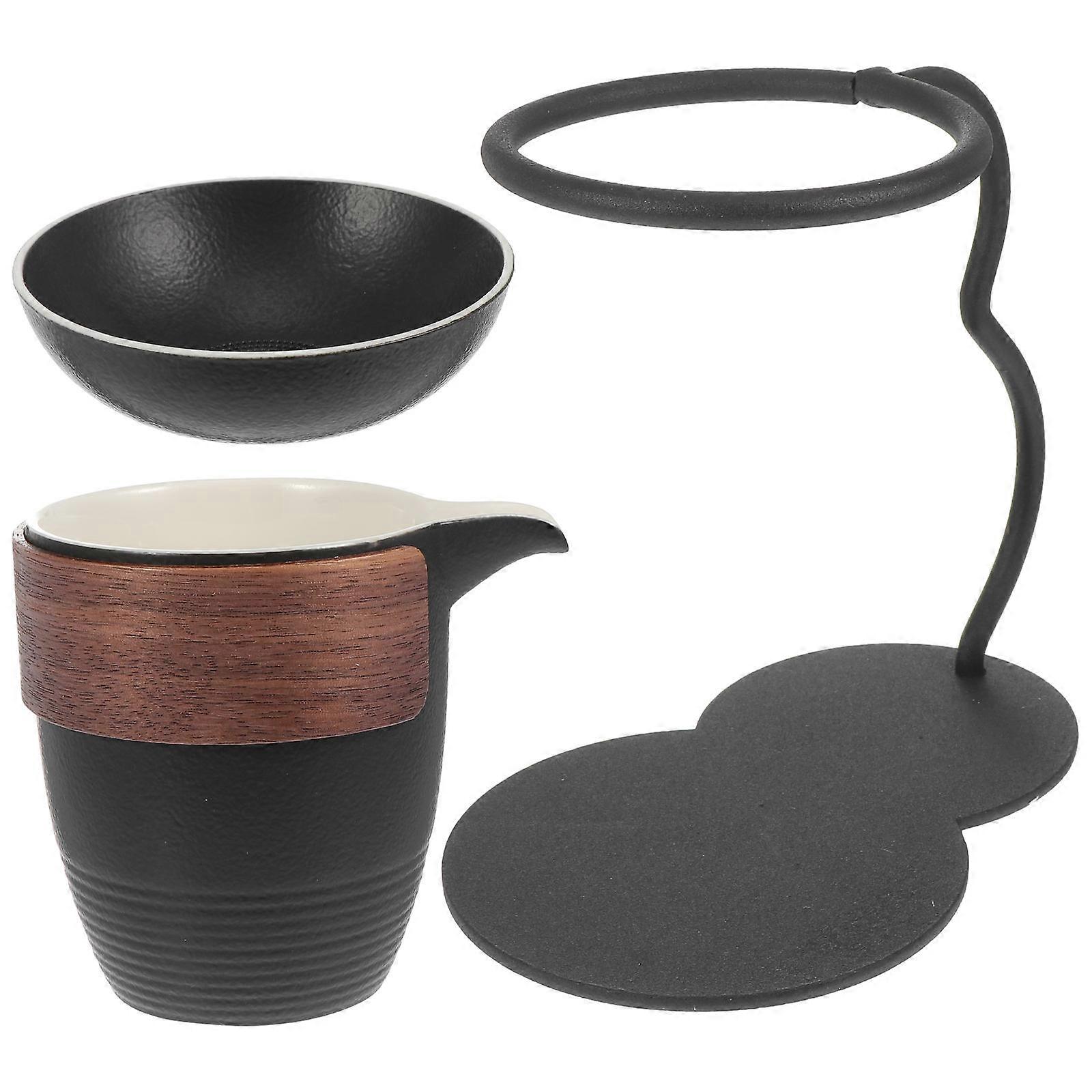 Kung Fu Tea Tools Ceramic Material For Tea Lovers Indoor Use 1Set