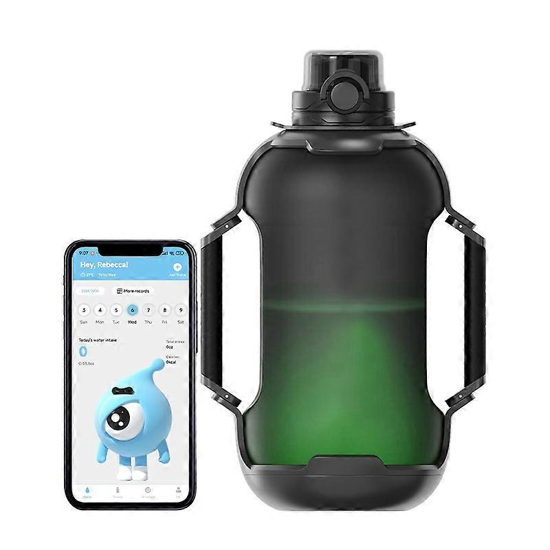 INF Smart Vattenflaska med App 1300ml, LED-påminnelse & Hälsospårning