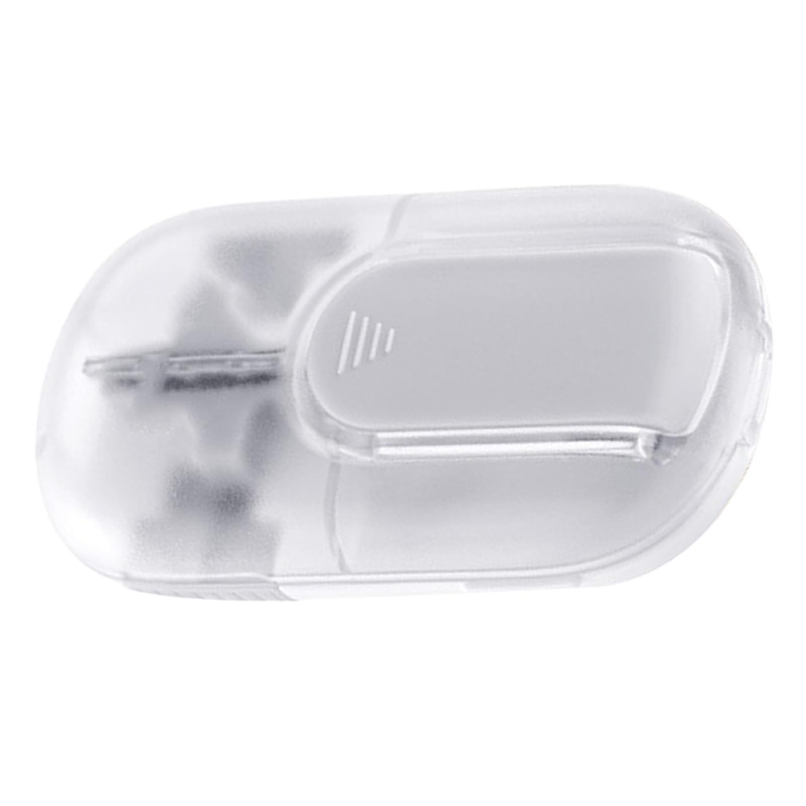 Pill Crushers for Elderly, Pill Cutter, Reusable Travel Pill Case, Portable Medicine Storage Box, White Pill Organizer