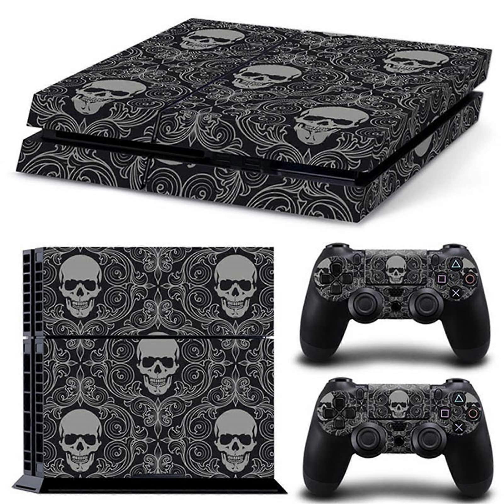Anime Skin for PS4 Console and Controller, Durable Vinyl Sticker Wrap Cover, Scratch-Resistant Full Set for PlayStation 4