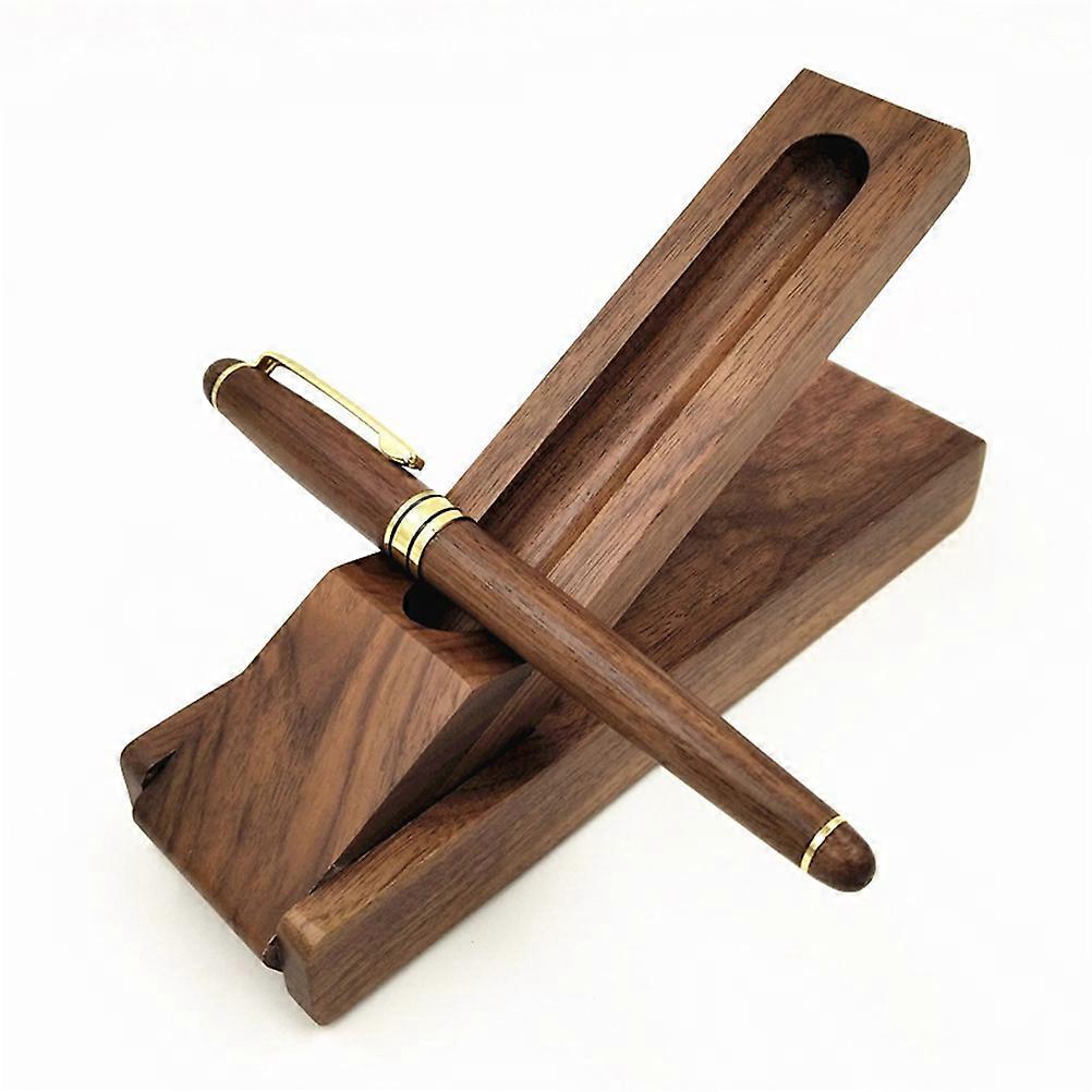 Wood Pen Display Box Fountain Pen For Birthday Anniversary Father's Set