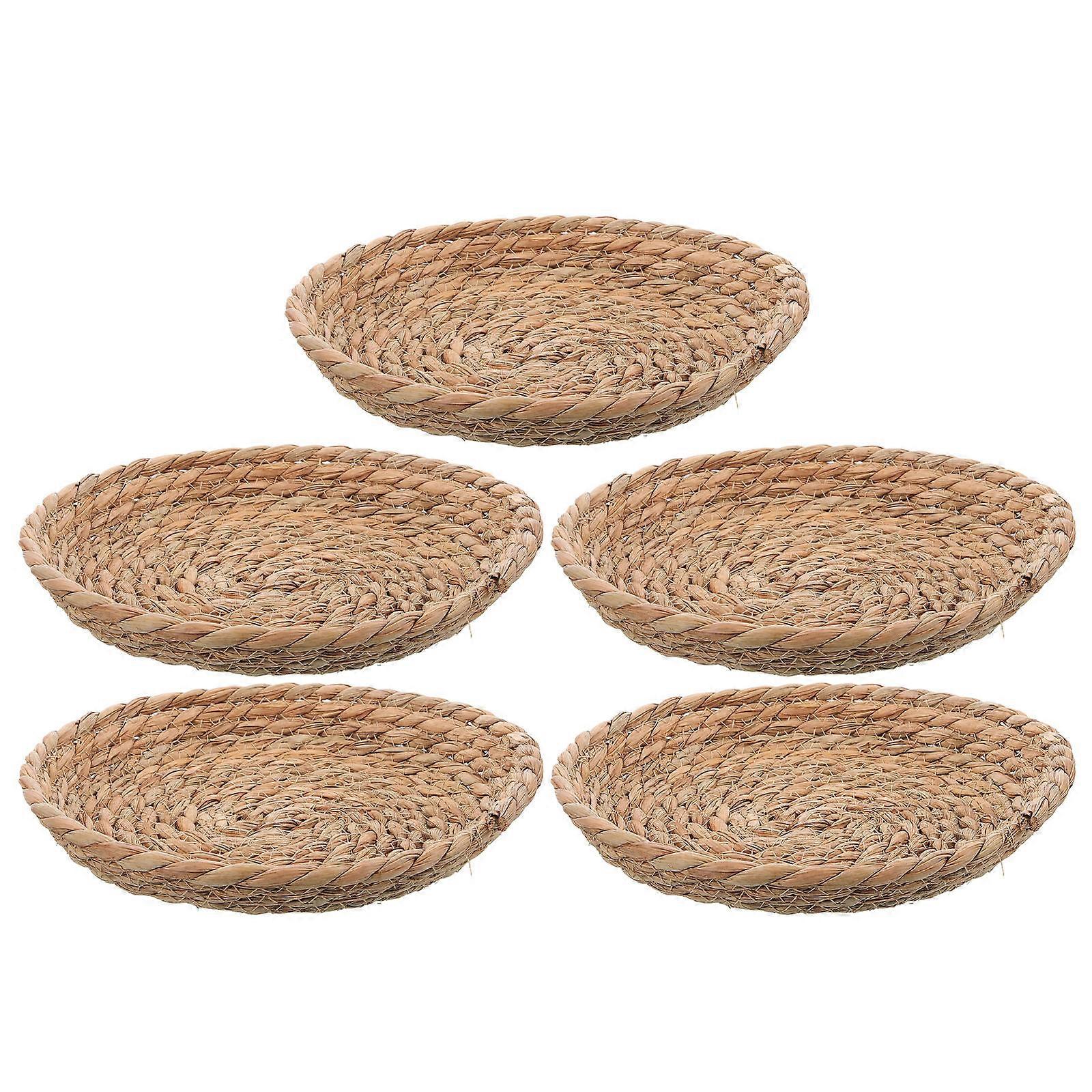 5pcs Straw Nest Bird Breeding House for Dove Parrot Chicken Pigeon Hatch