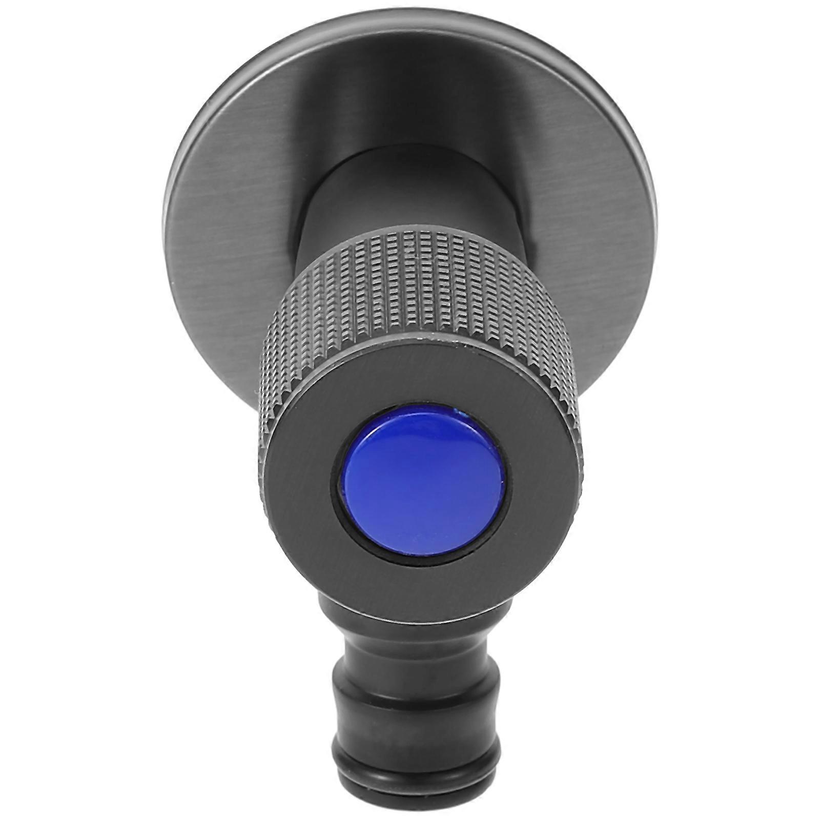 Black Copper Hose Connector Wall Mounted Faucet with Freeze Protection for Yards 1 Pcs