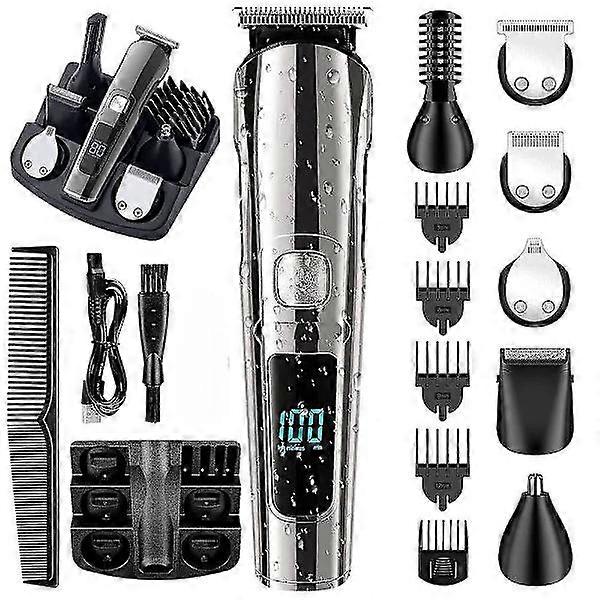 Hair clipper for men grooming kit beard trimmer 11 in 1
