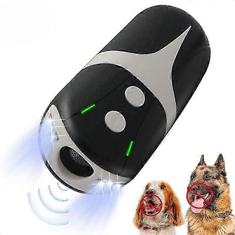 Répulsif à ultrasons pour chien d’extérieur Chien à ultrasons portatif à ultrasons pour chat et chien Arrêt des aboiements Dresseur de chien