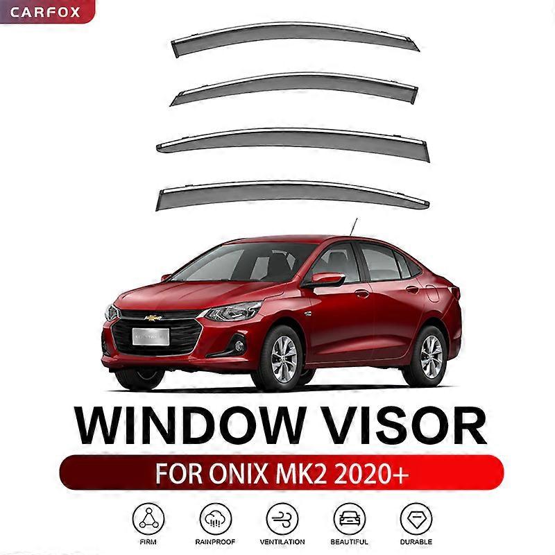 Applies to For CHEVROLET CAVALIER Turbo Onix 2016-2022+ Car Window Visor Awning Shelters Windshield Side Window Rain Sun Shade Car Styling