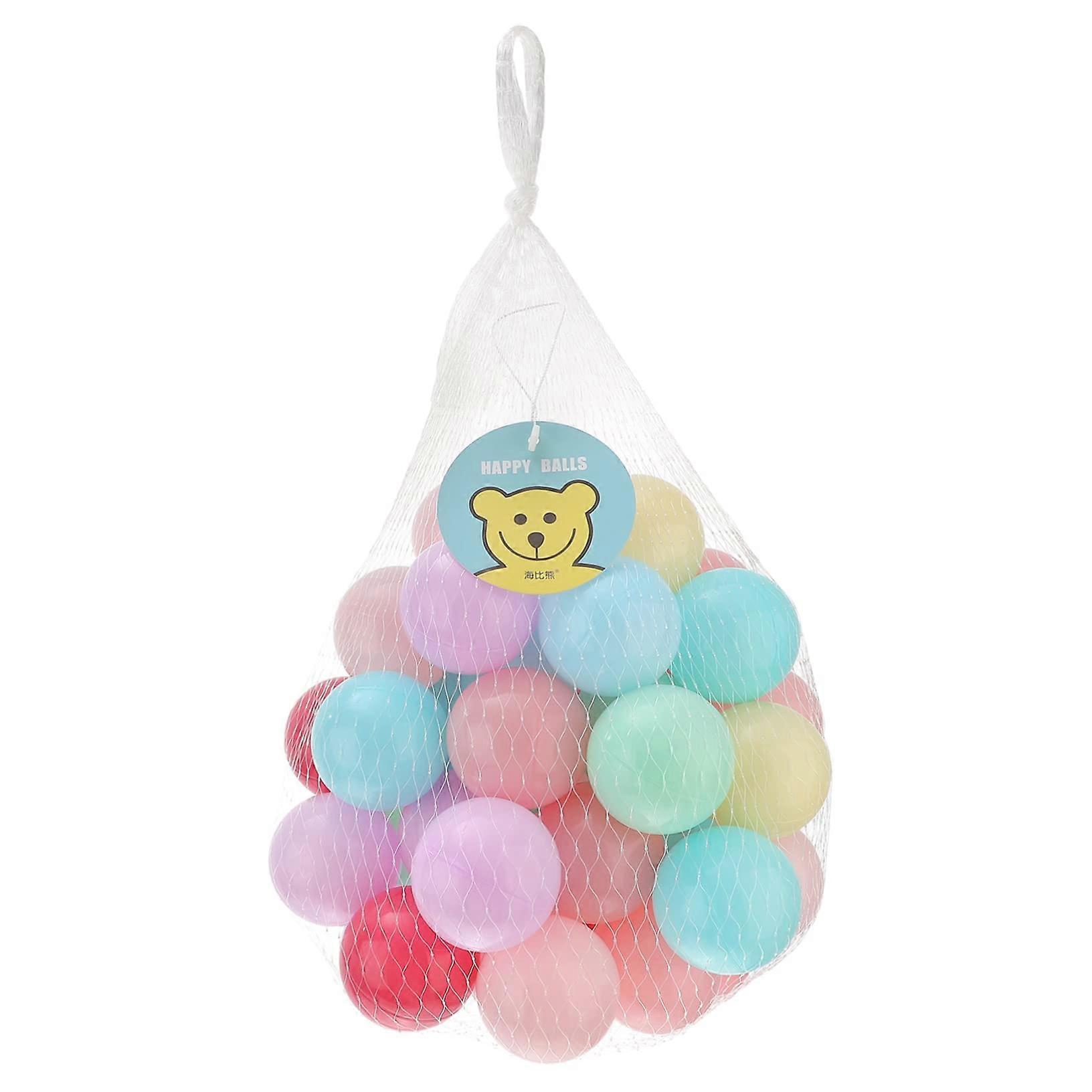 Pack of 50 Children's Sea Ball Toy for Kids, Bouncy Ball, Colorful Ocean Balls, Ball Pit Balls, Sports, Colorful 5.5X5.5CM