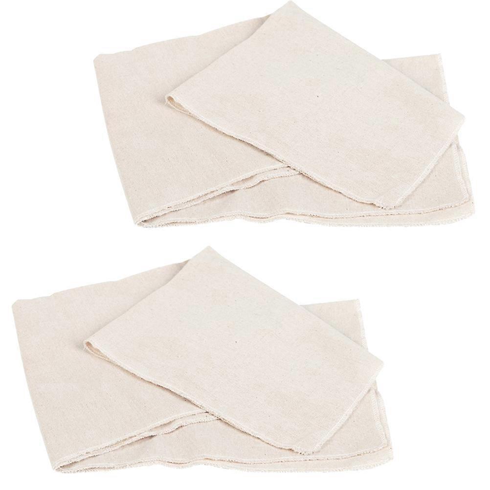 2pcs Fermented Cotton Cloth Dough Bread Baking Liner for Pastry Making, Reusable Kitchen Utensil for Home Use