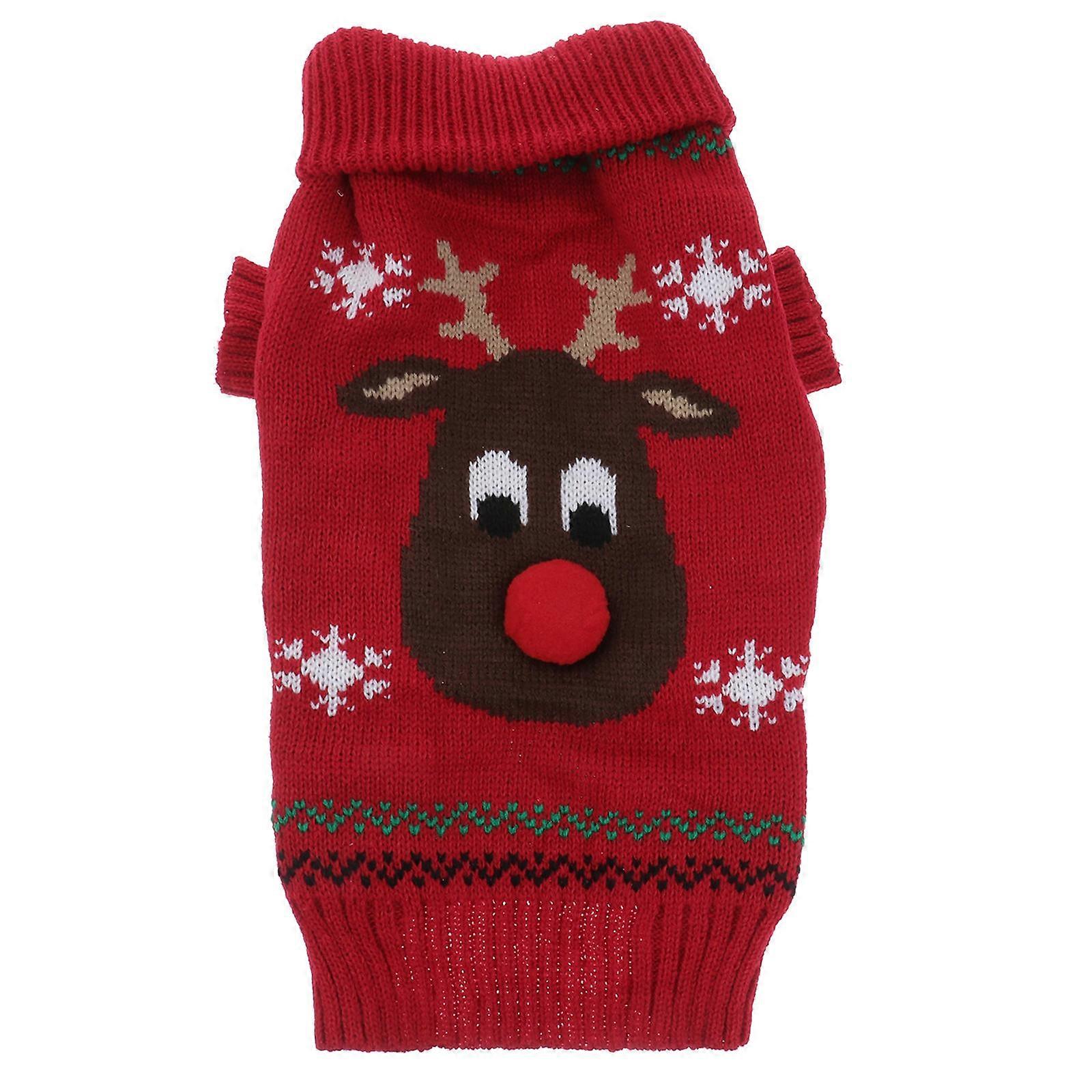 ホリデーペット服犬服赤色サイズS 1パックの小型大型犬用