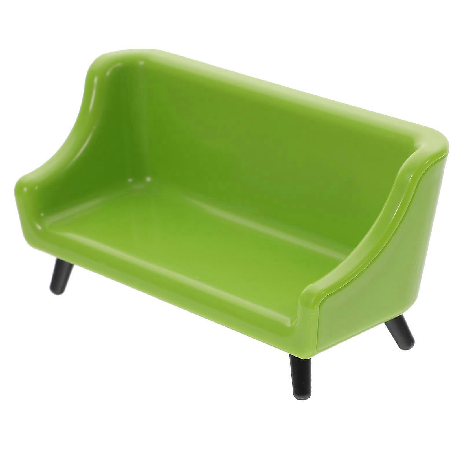 Miniature Sofa Model Plastic Mini Simulation Sofa Mini House Scene Model