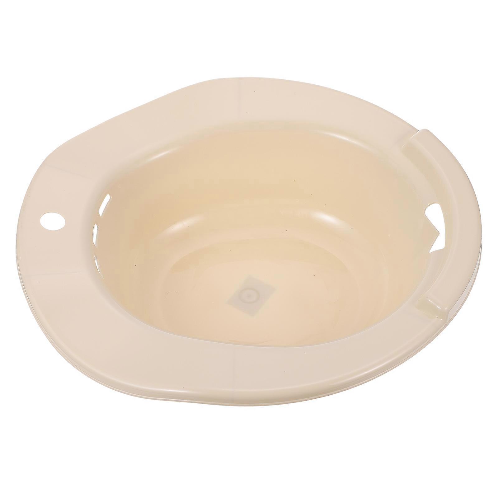 Basin, Slip-Resistant Base for Enhanced Toilet Cleaning