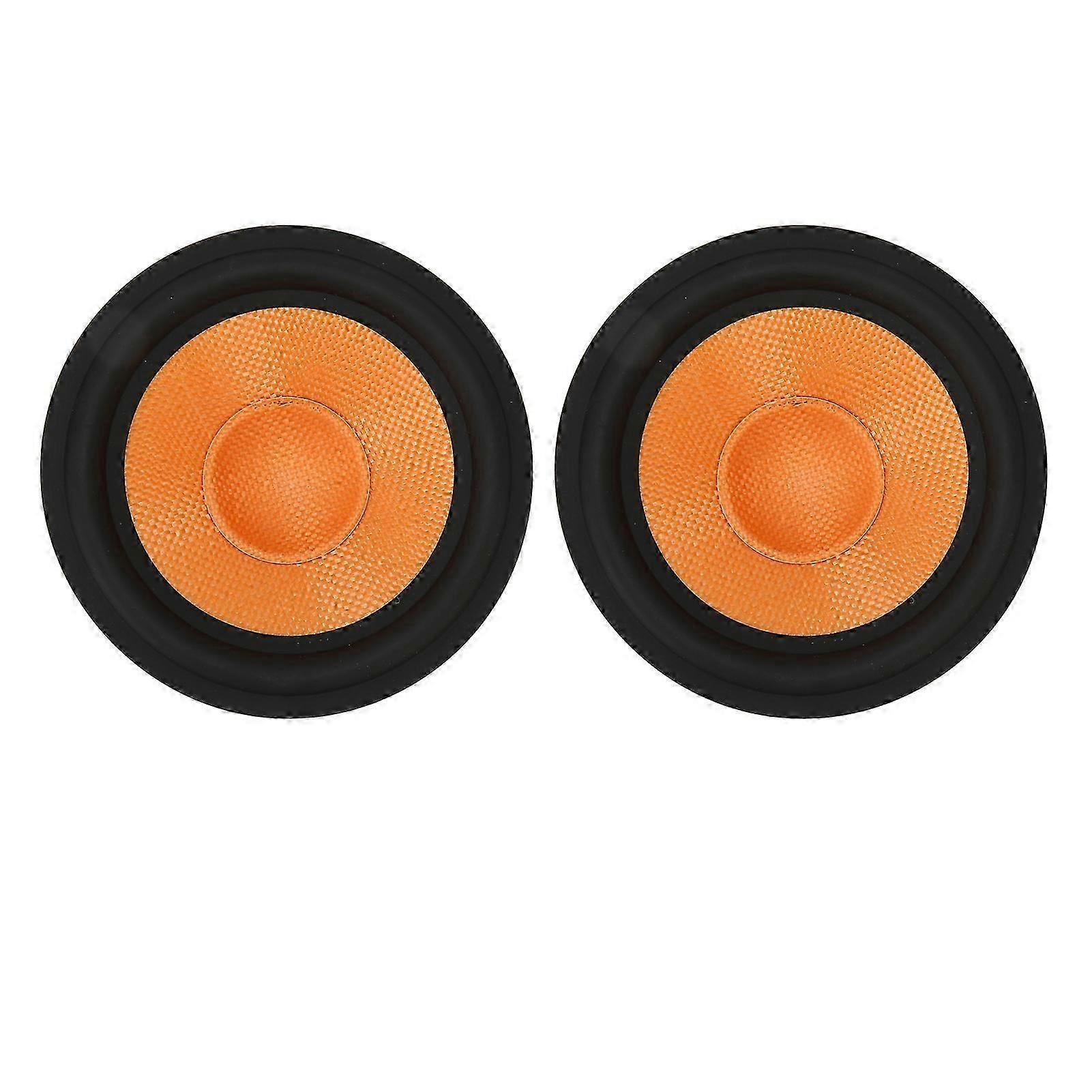 Speaker Cone Drum Paper Professional 1 Inch Inner Diameter Replacement Subwoofer Drum Paper Orange