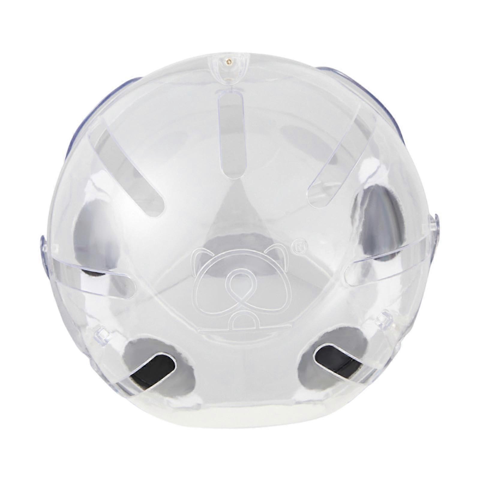 Dog muzzle pet dog hood antibiting, transparent, breathable, durable pet helmet cat muzzles for bathing