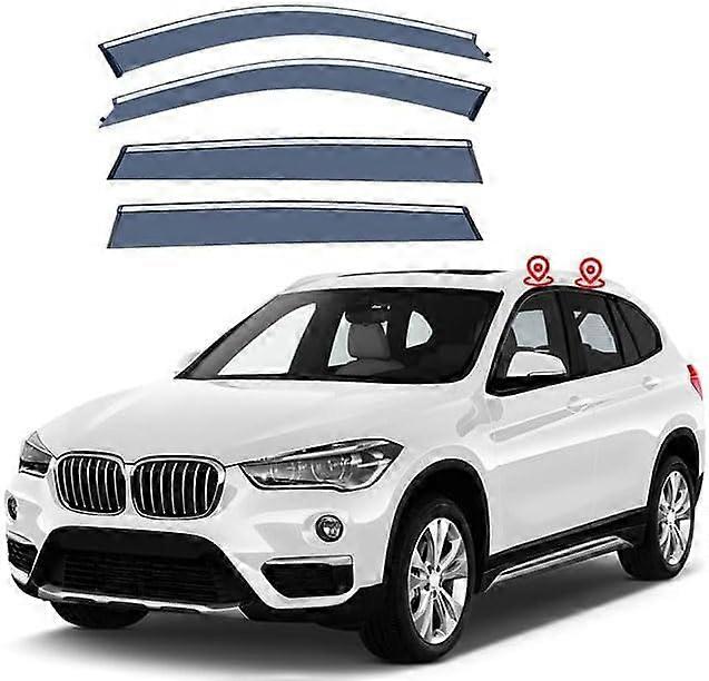 Auto Windabweiser Autofenster for BMW X1 F49 2016-2023, Durable Window Deflectors, Rain Guards, Easy Installation Auto Accessories
