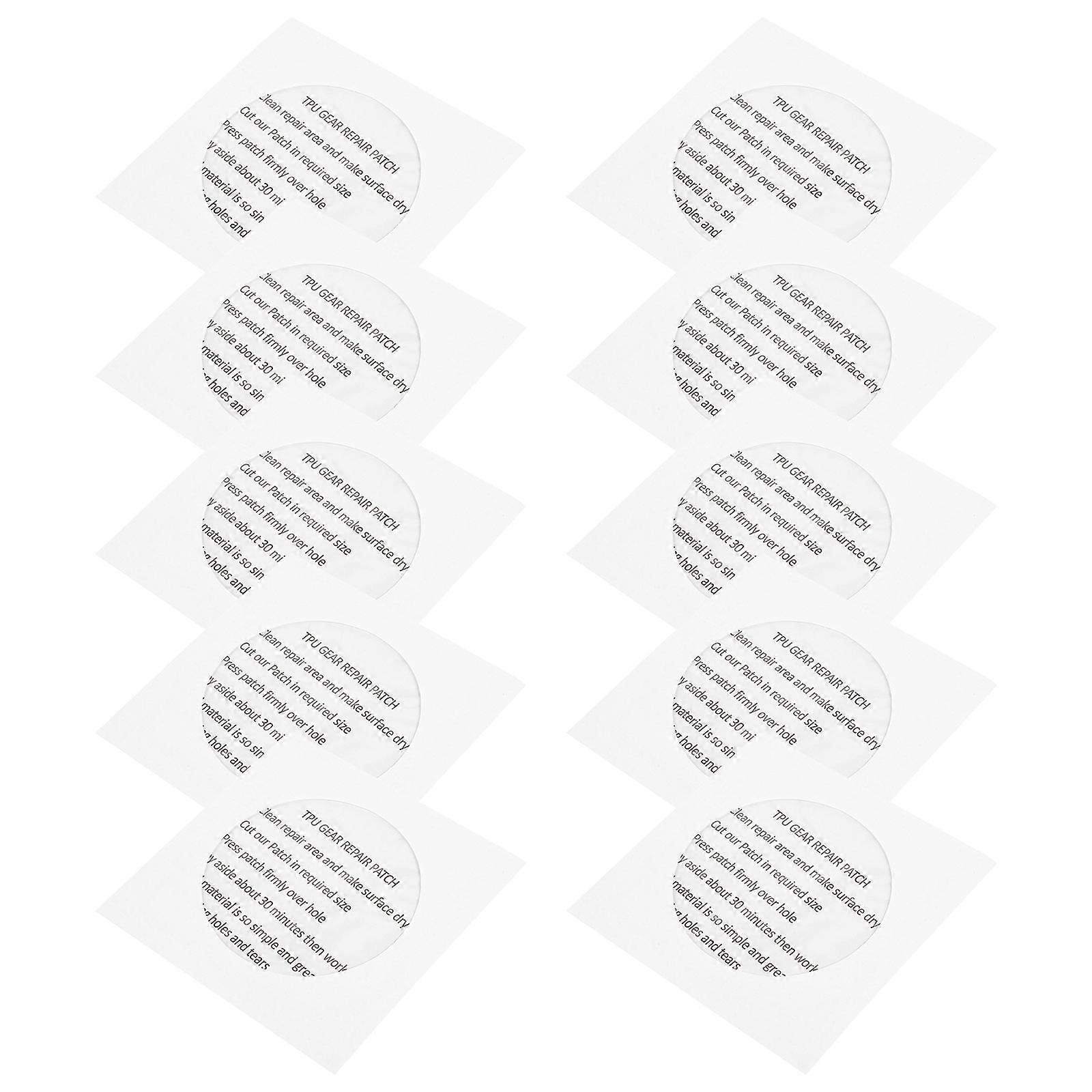 TPU Adhesive Tape Repair Patches for Inflating 12pcs Multi-functional